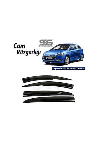 Cam Rüzgarlığı Hyundai İ20 2014-2017 Arası Mügen Tip Piano Black