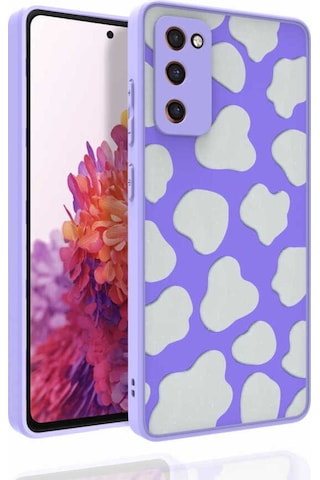 Galaxy S20 Fe Kılıf Desenli Kamera Korumalı Parlak Zore Nora Kapak NO6