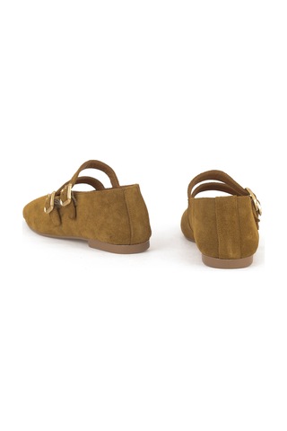 Ziya, Kadın Hakiki Deri Babet 153111z4083 Camel 153111z4083 314 Camel