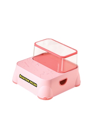 Suntek Magideal Çocuklar Için 2 Basamaklı Tabure İkili Bebekler Pembe