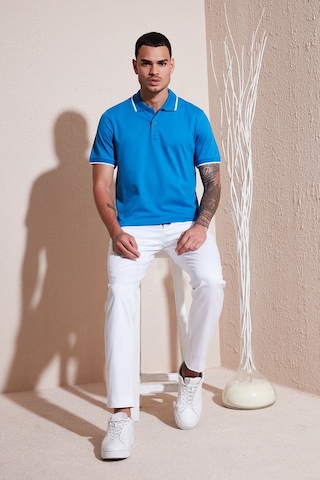 Buratti Erkek Polo Yaka T Shirt 5902063 Mavi
