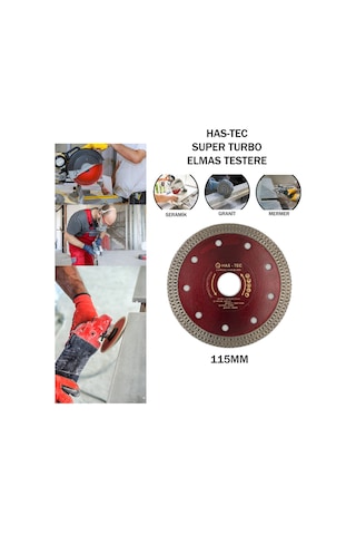 115mm Elmaslı Turbo Kesici Seramik, Porselen, Mermer Ve Granit İçin İnce Ve Hassas Kesim