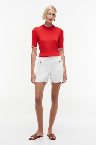 Tommy Hilfiger Lyocell Sılk C-nk Ss Swtr Kadın Kırmızı Kazak - Ww0ww51054