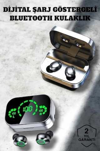 Bluetooth Kulaklık Çift Telefon Desteği Ve Suya Dayanıklı Powerbankli -