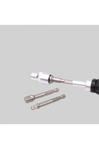 16 Parça Metal Bits Ve Adaptör Seti Manyetik Çok Amaçlı Tornavida Uçları