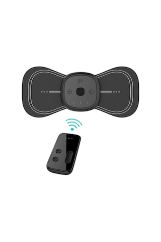 Teltree Taşınabilir Boyun Ve Omuz Masaj Cihazı - 6 Mod, 9 Şiddet Ayarlı, Uzaktan Kumandalı Siyah Masaj Yastığı Siyah