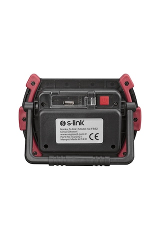 S-link Sl-f882 10w Usb Şarjlı Ve Powerbank Özellikli El Feneri 4000mah - 35940 Siyah