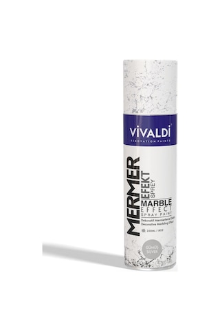 Mermer Efekt Sprey Boya 200ml Silver