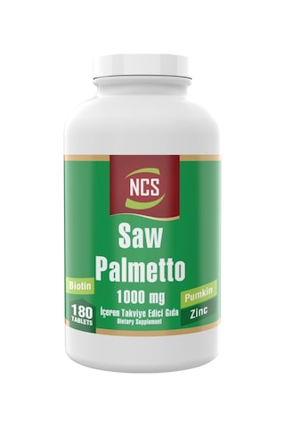 Saw Palmetto 1000 MG 2 Kutu 360 Tablet Çinko Complex