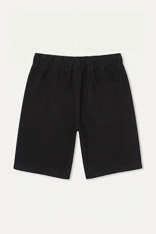 Defacto %100 Pamuk Relax Fıt Elastik Bel Siyah Bermuda Şort H8820ax26smbk81 Siyah-bk81