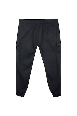 Erkek Büyük Beden 100-156 Kilo Arası İçin Uygun Kargo Cepli Jogger Kot Pantolon Siyah
