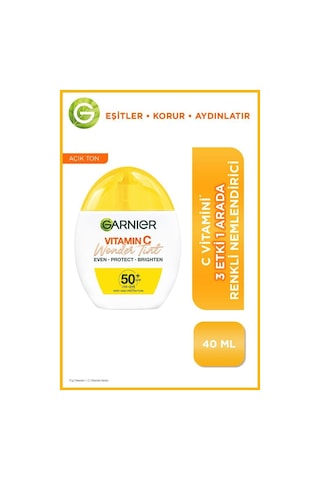 Wonder Tint Renkli Nemlendiricili Yüz Güneş Kremi + 200 Ml Micellar Makyaj Temizleme Suyu pktcvitguneskremvmicel-11178
