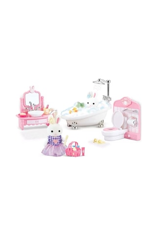 By Dreamy Mini Tavşan Büyük Banyo Oyun Seti-mga Çok Renkli
