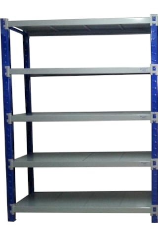 Mekoraf Depo Raf 5 Katlı 2.5 Metre Boy 60 Cm Derinlik 165 Cm En Mavi