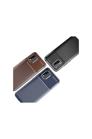 Xiaomi Mi 10 Lite Kilif Focus Carbon Desen Silikon Arka Kapak 487848881