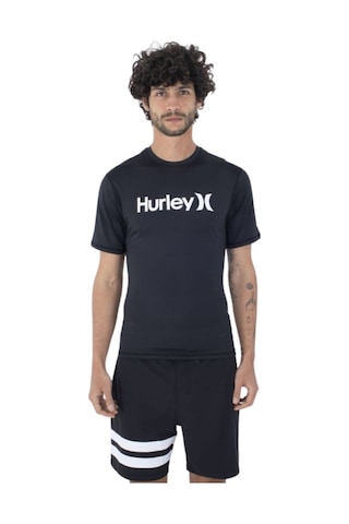 Hurley Hurley Oao Quickdry Rashguard Erkek Siyah Likra Blk