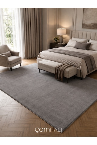 Eko Halı Zen 01 Anthracite Hav Toz Vermez Yumuşak Dokulu Salon Halısı Oturma Odası Halısı Yatak Odası Halısı Çocuk Odası Halısı Koridor Halısı Mutfak Halısı Modern Makine Halısı Antrasit