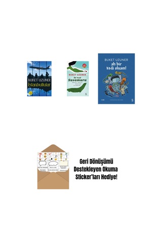 İstanbullular + İki Yeşil Su Susamuru Midi Boy + Ah Bir Kedi Olsam + Okuma Sticker'ları