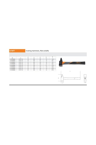 Beta 1370ft-60 Fiber Saplı Çekiç Be Ürün Kodu 013700560