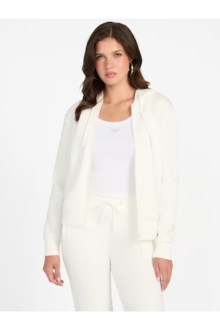 Guess Kadın Sweatshirt V3rq11k7uw2 Ekru