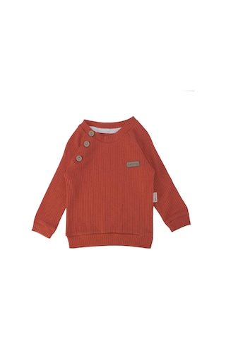 Bebelop Unisex Bebek Raporlu Basic Düğme Detaylı 2'li Alt Üst Takım 001