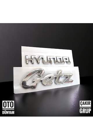 Hyundai Getz Arka Bagaj 100 Mm - 15 Mm 2004 2010 · "hyundai Getz" 3d Bagaj Yazısı