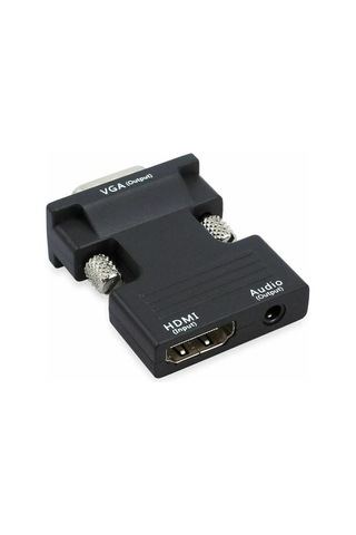 SpeedUF Ses Destekli Hdmi To Vga Monitör Çevirici Dönüştürücü