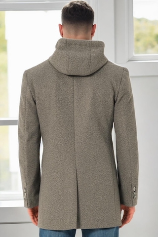 Plt8376 Dewberry Erkek Palto-koyu Gri-2 Koyu Gri-2