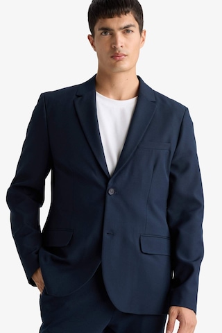 Defacto Slim Fit Dar Kesim Çapraz Dokuma Düğmeli Blazer Ceket F7232AX25AU