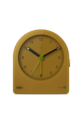 Braun Bc22y Sarı Klasik Analog Alarmlı Masa Saati