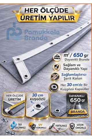 650 Gr Pvc Balkon Brandası Su Geçirmez Ölçülü Ebatlı Kuşgözlü Kolon Takviyeli Branda Mavi 650 Gr Pvc Balkon Brandası Su Geçirmez Ölçülü Ebatlı Kuşgözlü Kolon Takviyeli Branda Mavi