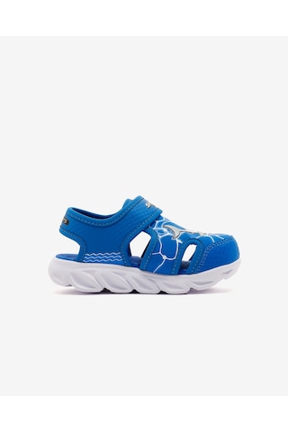 Skechers Hypno-splash Küçük Erkek Çocuk Mavi Işıklı Sandalet 400612n Blu Mavi