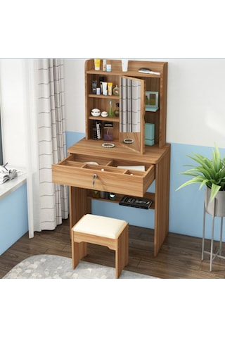 Showroomistanbul Sed Mobilya Makyaj Masası Tuvalet Ve Puf 4