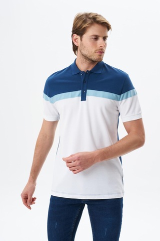 AR-MA Arma Erkek Regular Fit Basic % 100 Pamuk Pike Polo Yaka Tişört Y29374354702 İndigo