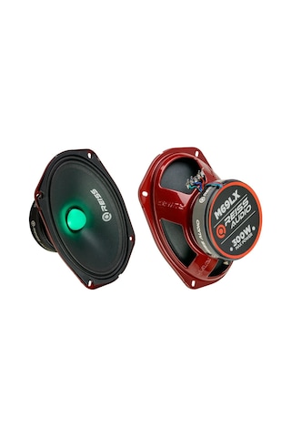 Reiss Audio Rs-m69lx Rgb 20 Cm Oto Midrange Hoparlör Deprem Serisi Çifti 600 Watt-300 Rms