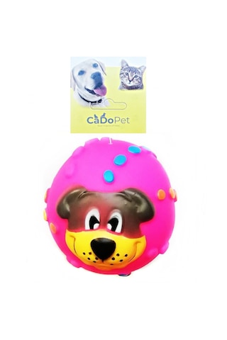 Sesli Güzel Köpek Küçük Irk Ve Yavru Köpek Oyuncağı Top 7cm