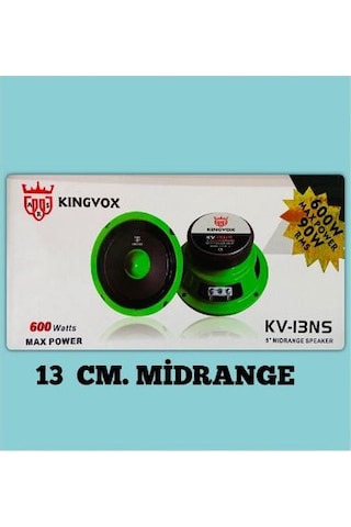 Kingvox Kv-1313 13Cm 600 W Midrange 600W 90 W Rms