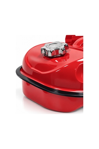 Wekstrom Germany 11 Litre Metal Yakıt Bidonu 1 Mm Sac, Genleşme Kapaklı, Benzin Mazot Yağ İçin, Kırmızı