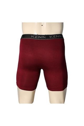 Kennpaul Bambu Uzun Paçalı Erkek Boxer - Bordo, Nefes Alır, Konforlu Bordo