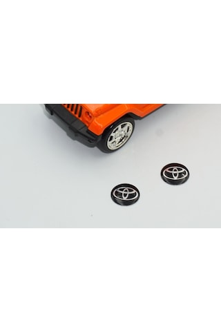 Toyota Uyumlu Oto Anahtar 3M Metal Alaşım Logo 2Li Set