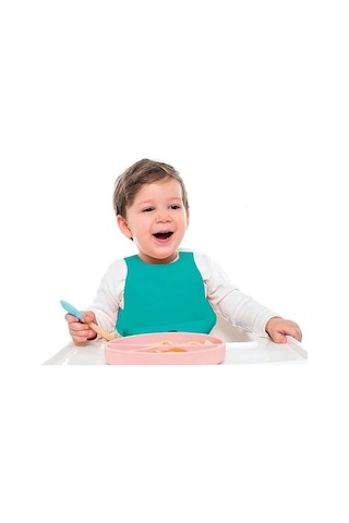 Oioi Silikon Mama Önlüğü Yeşil