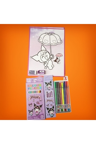 Sanrio Kuromi Boyama Seti