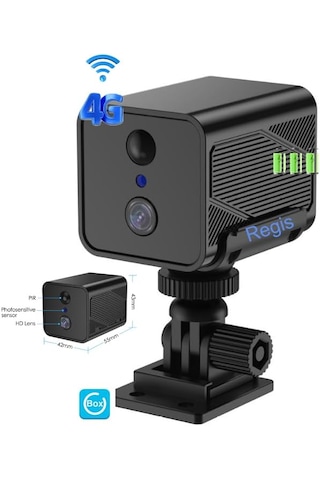 Mini Wifi 4g Hd Kamera 2mp Hareket Sensörlü Güvenlik Ip Kamera Şarjlı Adaptör Gerektirmez