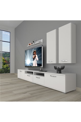 Decoraktiv Eko 5220d Mdf Tv Ünitesi Tv Sehpası Beyaz
