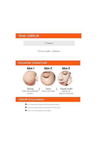 Missha 3 Aşamalı Aydınlatıcı Maske 15 G 3 Step Whitening Mask