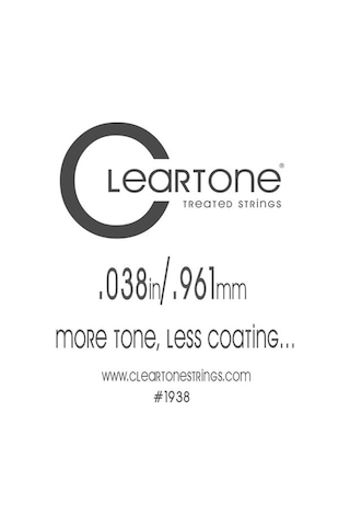 Cleartone Plain Single 038 - Tek Tel Elektro Gitar Tek Tel