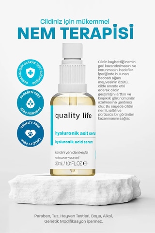 Quality Life Hyaluronik Asit Serum 30 ML