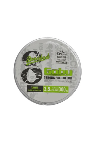 Fishpro Goby 8x 300 Mt Dark Green Örgü İp Misina 0.30
