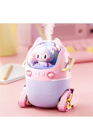 Mini Kedi Şekilli Led Işıklı 220ml Hava Nemlendirici