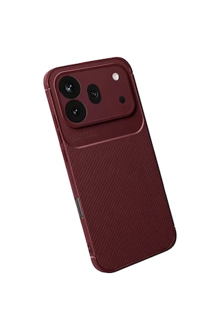 Mey İthalat Huawei Honor 600 Pro Auto Focus Karbon Kapak - Bordo